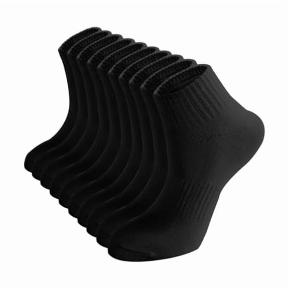 Eryueer Ankle Socks for Women, Cotton Gym Socks Thin Running Socks 5 Pairs