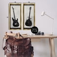 thumbnail image 4 of Stupell Industries Electric Acoustic Guitar Entertainment Painting Gold Floater Framed Canvas Art Print Wall Art, 14 x 31, Set of 2, 4 of 10