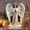G, variant on Angel Wings Cross Decoration- Cross Prayer Wings Angel Figurine, Angell Wing Embracing Crosss | 2D Acrylic Festive Holiday Desk Display Ornament For Office Prayer Room Church Bookshelf