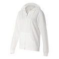 thumbnail image 2 of Independent Trading Co. Juniors’ Heavenly Fleece Full-Zip Hooded Sweatshirt Size up to 2XL, 2 of 5