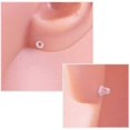 thumbnail image 2 of 100pcs Silicone Earring Backs Stoppers Pad With 100pcs 5mm Plastic Earring Posts Gift------Product code 73190, 2 of 5