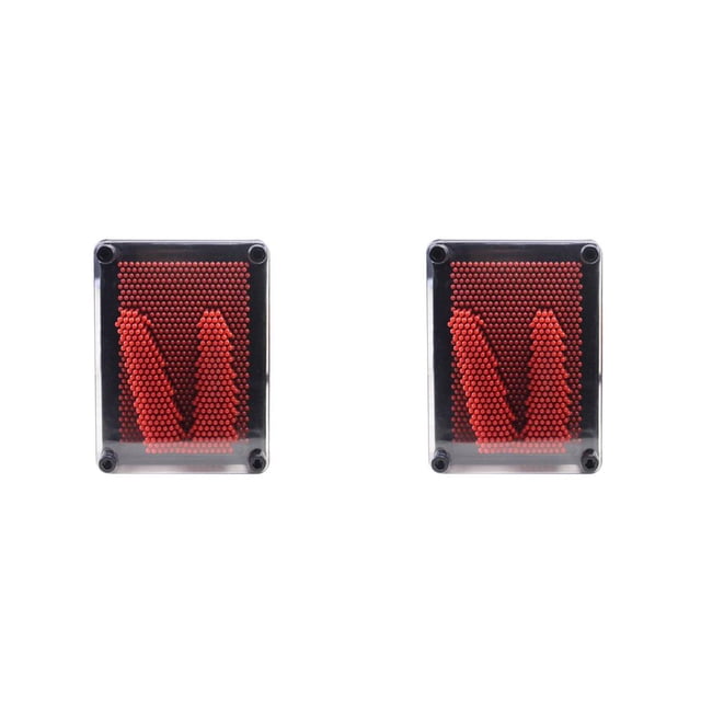 Billuyoard DIY 3D Pin impresión clon mano molde arte escultura chico juguete para regalo decoración del hogar rojo S 2piezas