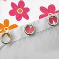 thumbnail image 4 of Manfei Retro Kawaii Flower Black Out Curtains,Cartoon Daisy Blossom Curtains Pack of 2 (42x63 Each),Pink Cartoon Floral Bedroom Curtains For Girls Kids,Super Cozy Room Decor, 4 of 6