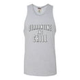 thumbnail image 1 of Adult Quarantine And Chill Sleeveless Tank Top Cotton T-Shirt, 1 of 1