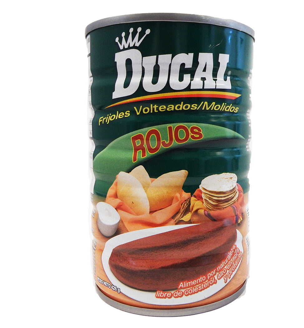Ducal Refried Red Beans 15 oz - Frijoles Rojos Refritos (Pack of 1)