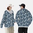 thumbnail image 2 of KLL A Japanese Great Wave Print Men's Women’s UPF 50+ Sun Protection Outdoor Hoodie Jacket Long Sleeve Fishing Hiking Performance Shirt- XX-Large, 2 of 5