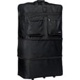 thumbnail image 2 of 40" Black Rolling Wheeled Duffle Bag Spinner Suitcase Luggage - 5 Wheels, 2 of 5