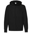 thumbnail image 3 of Fruit Of The Loom Mens Lightweight Full Zip Jacket / Hoodie, 3 of 5
