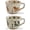 Animals,Set of 2, variant on 12 oz Ceramic Coffee Mug Set of 4 - Stoneware Pottery Countryside Fall Autumn Mugs with Big Handle for Latte,Cocoa,Dishwasher & Microwave Safe Cups ()