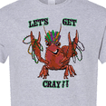 thumbnail image 4 of Inktastic Mardi Gras Let's Get Cray Crayfish with Beads T-Shirt, 4 of 5