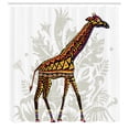 thumbnail image 3 of Ambesonne Giraffe Shower Curtain, Animal Ethnic, 69"Wx84"L, Multicolor, 3 of 5
