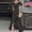 (Fashion 108)Black, variant on Fashion Womens V Neck Ruffle Short Sleeve Asymmetrical Ruffled Hem Off-The-Shoulder Solid Color Maxi Dress