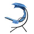 thumbnail image 1 of MICTONY Funda de cojín de repuesto para sillón colgante para exteriores y tela de sombrilla hecha para patio, hamaca curvada, cojines flotantes para columpio, tela suave impermeable (cojín no incluido, 1 of 5