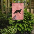 thumbnail image 2 of Caroline's Treasures BB7869GF Sable Marten Pink Check Flag Garden Size , Small, multicolor, 2 of 3