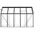 thumbnail image 3 of vidaXL Greenhouse Anthracite Aluminium 5.89 m², 3 of 5