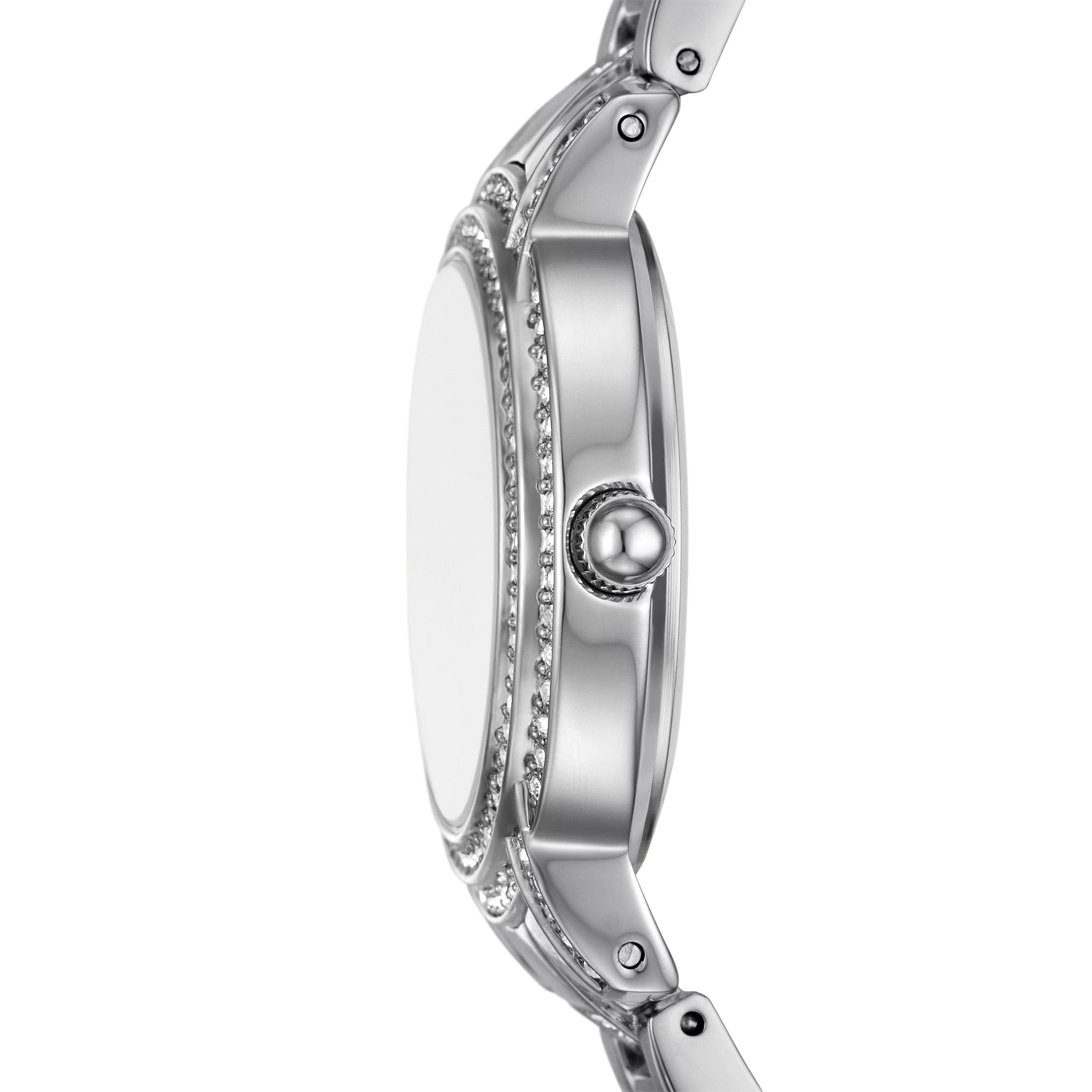 Relic by Fossil Women's Marie Three-Hand, Silver-Tone Alloy Watch