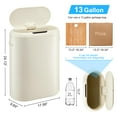 thumbnail image 5 of 50L Automatic Trash Can with Lid  ,13 Gallon Smart Trash Can ,  Motion Sensor Trash Can for Bedroom, Bathroom, 5 of 9