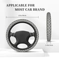 thumbnail image 3 of Disketp Panda Bear Elastic Microfiber Steering Wheel Cover for Truck,SUV,Cars,Universal 15 inch,Anti-Slip, 3 of 6