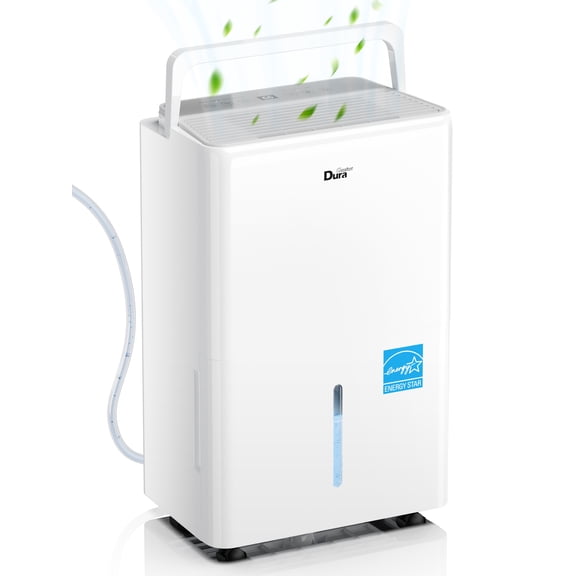 DuraComfort 50 Pint Dehumidifier with Pump for Basement, 4500 Sq Ft Coverage, Energy Star, Auto Drain, High Efficiency Humidity Control