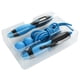 thumbnail image 3 of Cuerda para saltar deportiva, cuerda para saltar inalámbrica con contador de calorías y temporizador, cuerda para saltar ajustable, pantalla LCD, asas antideslizantes para adultos, niños azules, 3 of 5
