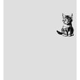 thumbnail image 5 of Black Cat Adult Vivid White Crew Neck Short Sleeve Tee-Small, 5 of 6