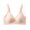 Beige, variant on Seamless Wireless Push Up Bra for Women - Lightly Padded Full Coverage No Show Smooth T-Shirt Bra