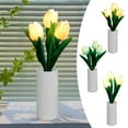 thumbnail image 1 of Xihbxyly Lámpara de Escritorio con Tulipanes, Flores Led de Imitación, Elegante Diseño de Jarrón, Iluminación Cálida para El Hogar, Decoración de Escritorio para Sala de Estar, Regalo Romántico, Tama, 1 of 6