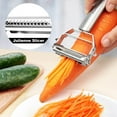 PrinChef Heavy Duty Vegetable Peeler, 3 in 1 Versatile Y Potato Peeler