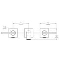 thumbnail image 2 of Speakman SB-2552 Lura Wall Mounted Faucet, Polished Chrome, 2 of 2