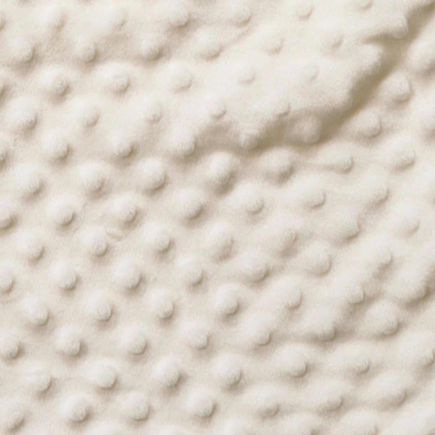HALO SleepSack Wearable Blanket, Plushy Dots Velboa, Cream, Unisex, Infant, Medium, 6-12 Months