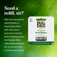 thumbnail image 3 of TRAHOO-Bulldog Mens Skincare and Grooming Original Razor Blades Refills for Men, 4 Count, 3 of 4