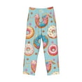 thumbnail image 4 of Easygdp Colorful Donut Men's Pajama Pant, Sleep Elastic Waistband Lounge Pants - X-Large, 4 of 9