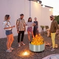 thumbnail image 4 of Garvee 27" x 27" Stainless Steel Fire Pit with Removable Stand and Ash Pan Smokeless Durable, 4 of 7