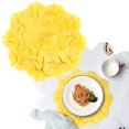 thumbnail image 4 of Floral Paper Placemats And Coasters Spring Summer Flower Chargers Table Mat Disposable Flower Placemat for Tea Party Wedding Bridal Birthday by Elapind, 4 of 4