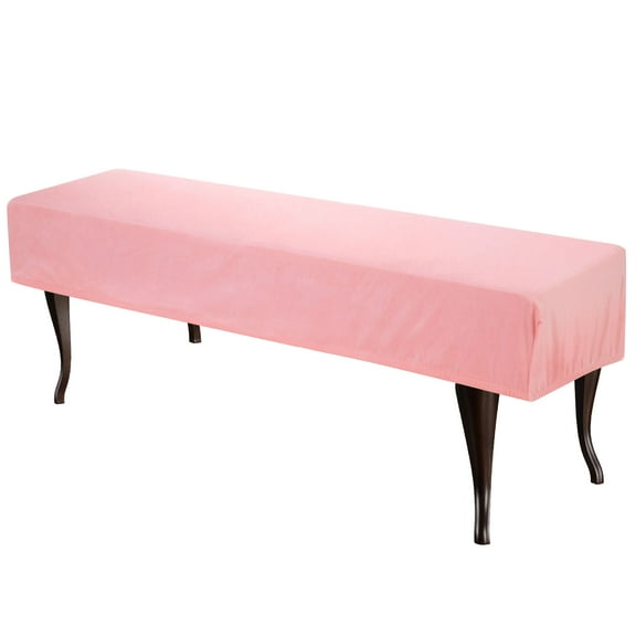 Uxcell Bench Cushion Cover Ottoman Dining Bench Cover, Pink
