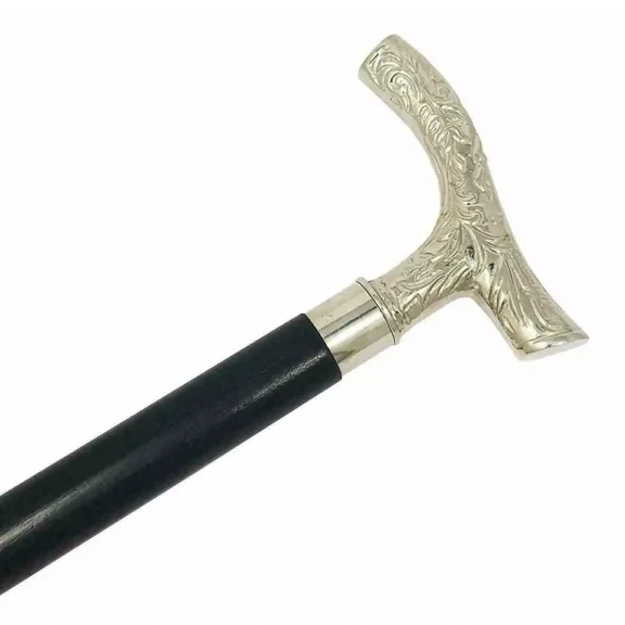 Antique Vintage Derby Handle stick Collectible wood walking stick cane Victorian Sputnik Wooden Walking Stick Canes