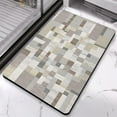 thumbnail image 4 of Tapis de Salle de Bain Durable et Réversible 20x32 Pouces : Lavable en Machine, Parfait pour une Utilisation Intérieure et Extérieure dans l'Entrée, la Cuisine, la Chambre - Tapis de Bienvenue au Design Élégant à Couches, 4 of 5
