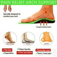 thumbnail image 4 of Sports Insoles Orthopedic Heel Spur Gel Work Shoes Insoles, 4 of 9