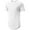White, variant on Hat and Beyond Men's Short Sleeve Longline Raglan T-Shirts