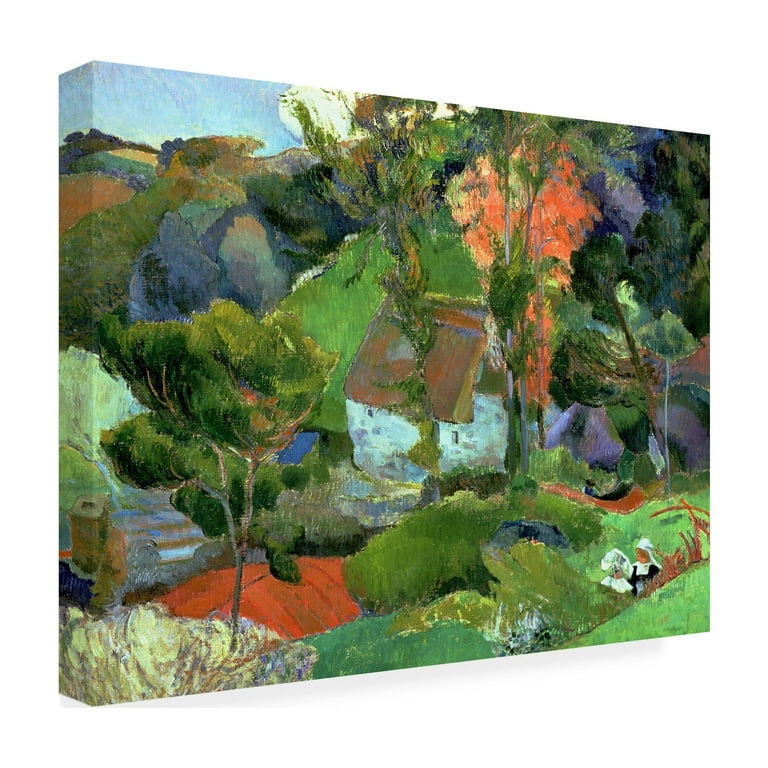 Trademark Fine Art Paul Gauguin Landscape at Pont Aven Canvas Wall