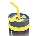 thumbnail image 2 of Vaso de agua degradado de 1200 ml con asa y pajita de regalo para niño y niña (amarillo), 2 of 6