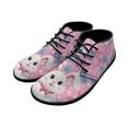 thumbnail image 2 of Psesaysky Easter Rabbit and Eggs Printed Barefoot Shoes for Ladies Girls PU Leather Easy to Maintain Size 6-13.5, 2 of 7