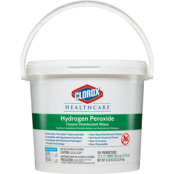 Clorox Healthcare Hydrogen Peroxide Cleaner Disinfectant Wipes