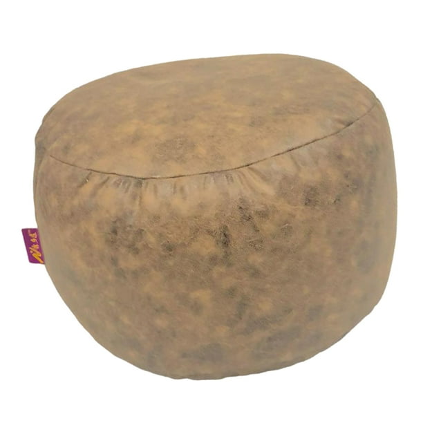 Funda De Taburete De Puf Otomano De 45 Cm Para Almacenamiento De Animales De Peluche marrón perfecl Funda de puf otomano