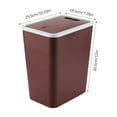 thumbnail image 3 of Kangkanggg Dustbin With Lid 13 Litre Dustbin With Gland Lid Dustbin Dustbin Bathroom Dustbin | Kitchen | Bedroom |, 3 of 4