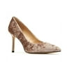 Katy Perry The Sissy Crushed Velvet Taupe Pump, Size 5.5 M