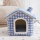 thumbnail image 3 of CAWAYI KENNEL Cat Bed Sleep House Warm Cave Dog Removable Cushion Pad Soft Indoor Enclosed Tent Huts Sofa for Pet Kittens Puppy ShopWise Round, 3 of 9