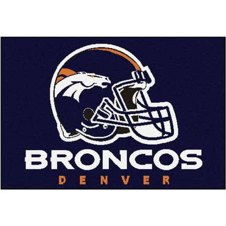 Field Denver Broncos Football Rug - NFL Denver Broncos Starter Mat