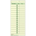 thumbnail image 1 of TOPS 1290 Job Card  manila  830331-S  green ink front &amp; back  500 CD per BX, 1 of 1