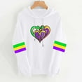 thumbnail image 1 of Xuyuer Women Mardi Gras Sweatshirt Mardi Gras Carnival Pullover Top Casual Long Sleeve, 1 of 4